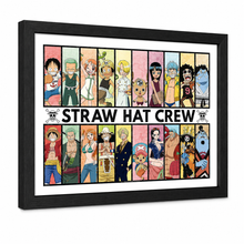 One Piece StrawHat Crew - (Past & Present) - Cornice Quadro Collector Print 30x40cm