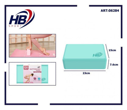 Mattoncino Yoga Schiuma Blocchi Esercizio Fitness Pilates Mattonella | Turchese