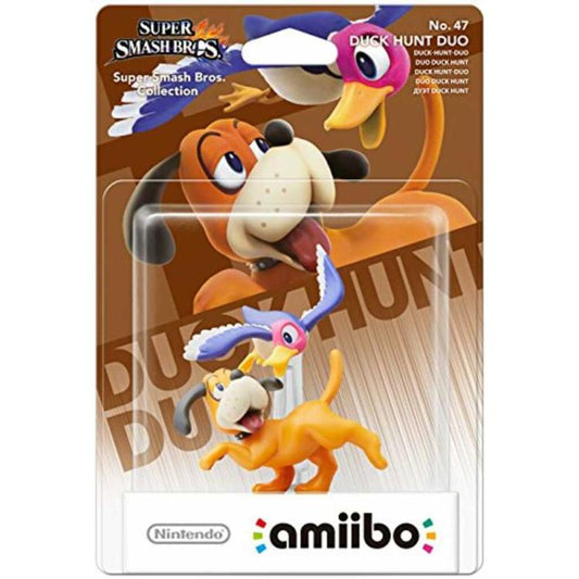AMIIBO NINTENDO SUPER SMASH BROS COLLECTION - DUO DUCK HUNT NO.47 FIGURE 9CM