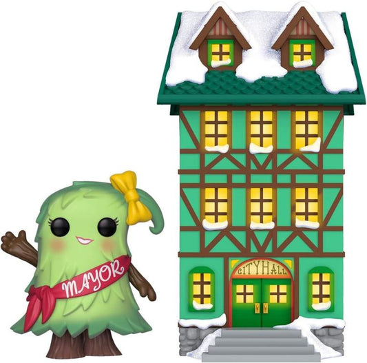 Funko Pop ! Town Christmas Peppermit Lane (04) Harry Patty Noble W/City Hall