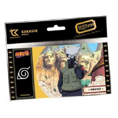 CARTOON KINGDOM - GOLDEN TICKET: NARUTO (BLACK EDITION - KAKASHI) #04 COLLEZIONE