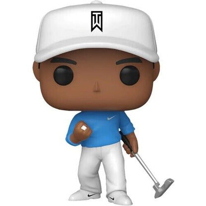 Funko Pop ! Golf - (04) Tiger Woods (Nike Outfit Blue Sky) Figure Special 9Cm