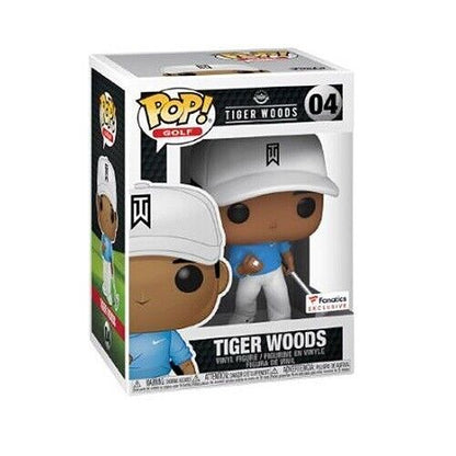 Funko Pop ! Golf - (04) Tiger Woods (Nike Outfit Blue Sky) Figure Special 9Cm