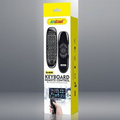 Telecomando Air Mouse Mini Tastiera Wifi Wireless 2.4Ghz Pc Android Smart Tv Box