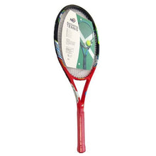 Hb Racchetta Da Tennis Adulto Con Grafica Rossa Nera E Blu Fluo Custodia Inclusa