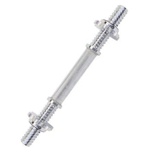 Manubrio Bodybuilding Acciaio 40Cm Filettato Sollevamento Pesi Dischi Palestra