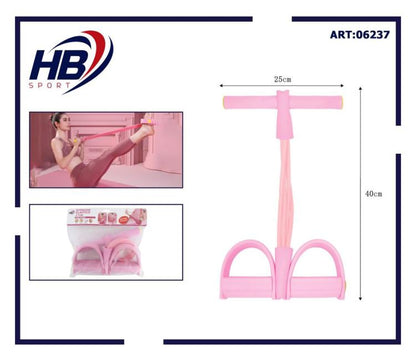 Elastico Fitness Estensore Per Esercizi Palestra Bodybuilding Pull Reducer Rosa