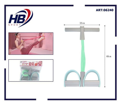 Elastico Fitness Estensore Esercizi Palestra Bodybuilding Pull Reducer Grigio