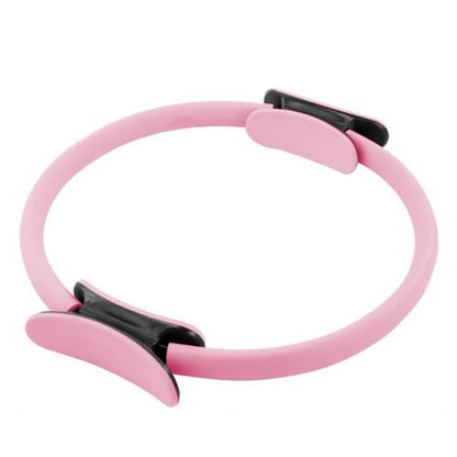 CERCHIO ANELLO PILATES RING MAGIC CIRCLE ATTREZZO FITNESS YOGA ACCESSORI - ROSA