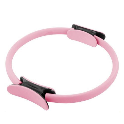 CERCHIO ANELLO PILATES RING MAGIC CIRCLE ATTREZZO FITNESS YOGA ACCESSORI - ROSA
