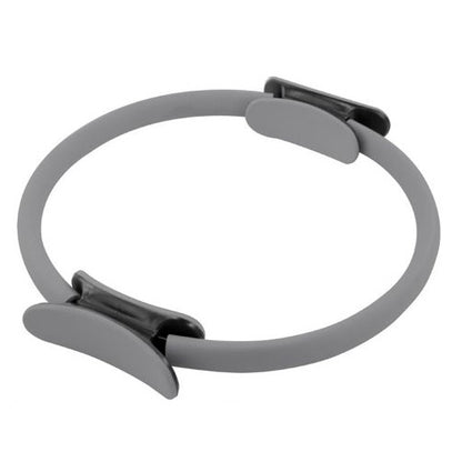 CERCHIO ANELLO PILATES RING MAGIC CIRCLE ATTREZZO FITNESS YOGA ACCESSORI -GRIGIO
