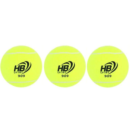 Set 3 Palline Da Tennis Gialle Palle Per Allenamento Racchetta Sport Racchettoni