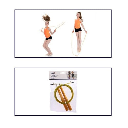 CORDA SALTO PER SALTARE PRO ACCIAIO PVC CARDIO MMA CROSSFIT BOXING FITNESS ORO