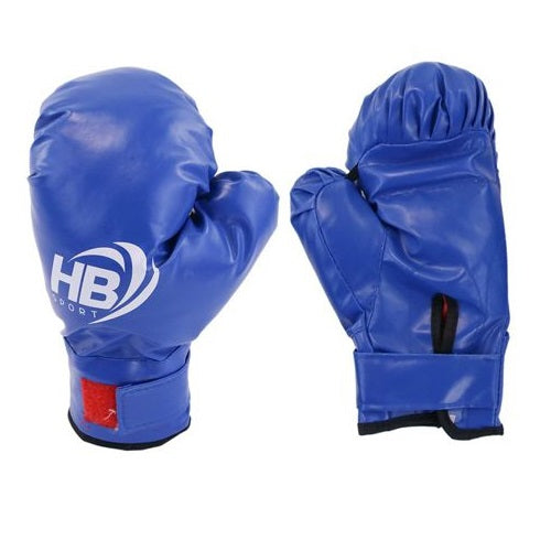 Hb Guantoni Da Boxe Coppia Guanti Pugilato Bambini Per Allenamento Con Sacco Blu