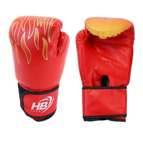 Hb Guantoni Da Boxe Coppia Guanti Pugilato Bambini Per Allenamento Sacco Rossi