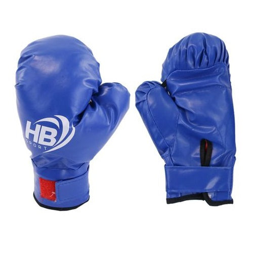 Hb Guantoni Da Boxe Coppia Guanti Pugilato Uomo Per Allenamento Con Sacco Blu