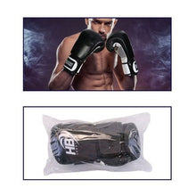Hb Guantoni Da Boxe Coppia Guanti Pugilato Uomo Per Allenamento Sacco Gara Nero