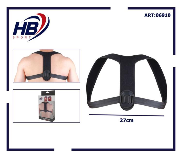 CORRETTORE FASCIA POSTURALE UNISEX SUPPORTO PER SCHIENA SPALLE REGOLABILE SPORT