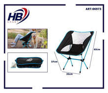Sedia Pieghevole Campeggio Borsa Portatile Spiaggia Pesca Caccia Esterno Celeste