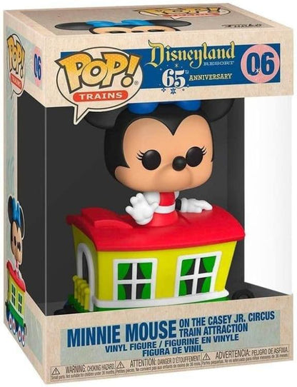 Funko Pop! Trains Disneyland 65Th (06) Minnie Mouse On The Casey Jr Vinyl Figure