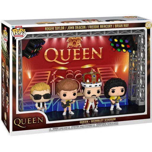 Funko Pop! Albums Queen 06 Queen Wembley Stadium Freddy Mercury/Brian/John/Roger