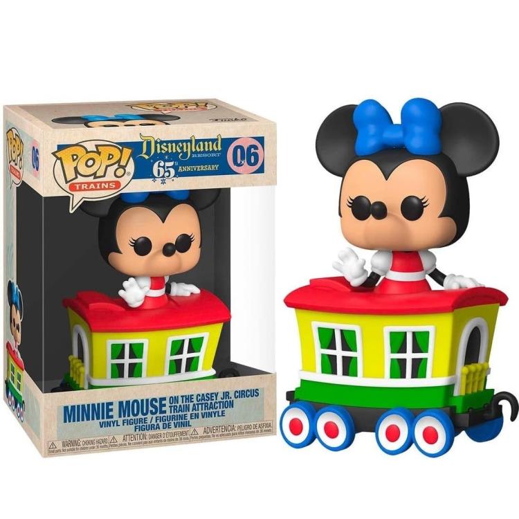 Funko Pop! Trains Disneyland 65Th (06) Minnie Mouse On The Casey Jr Vinyl Figure