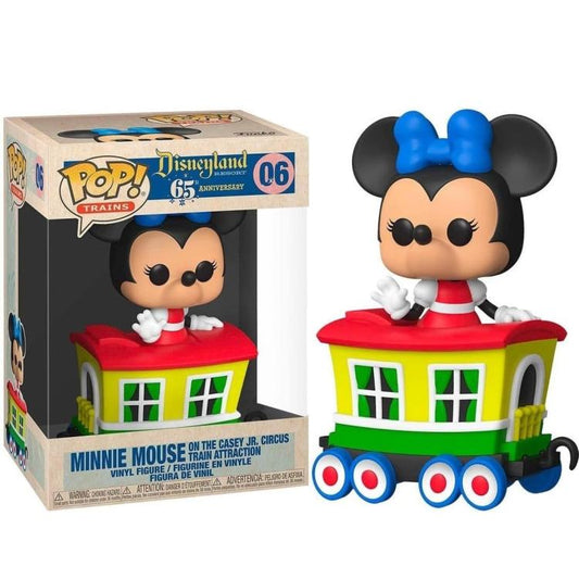 Funko Pop! Trains Disneyland 65Th (06) Minnie Mouse On The Casey Jr Vinyl Figure