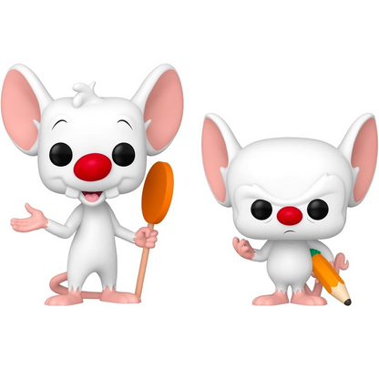 Funko Pop! Animation 2pz - Mignolo e Prof (Pinky and the Brain) Vinyl Figure 9cm
