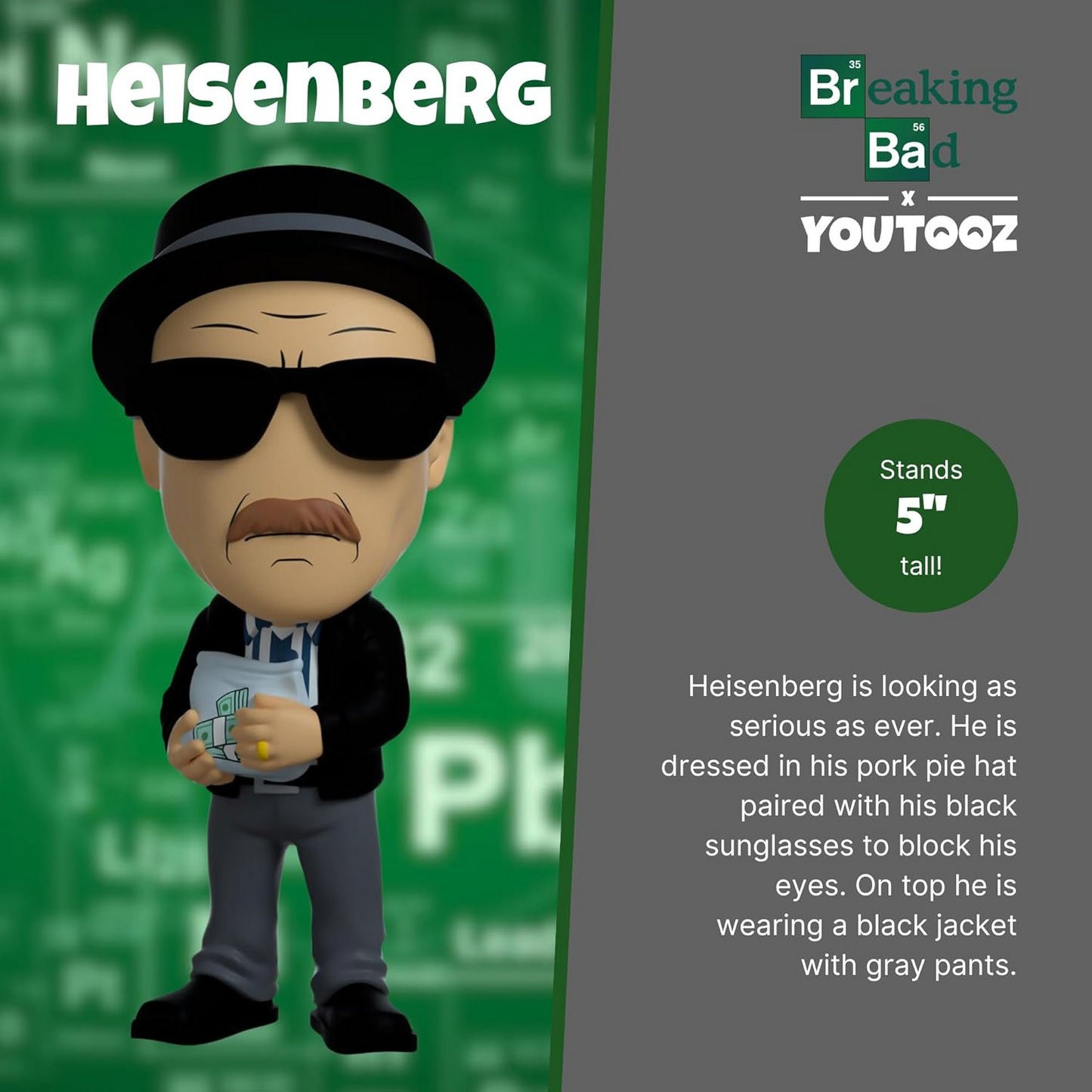 You Tooz Breaking Bad - Walter White "Heisenberg" Vinyl Figure 12 cm