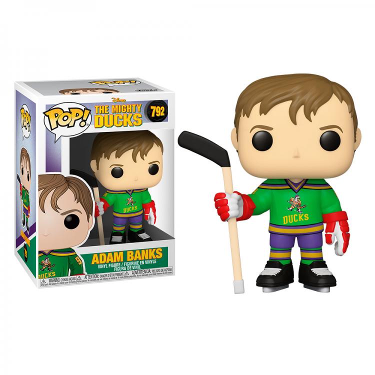 Funko Pop Mighty Ducks 792 Adam Banks Vinyl Action Figure Hockey Sul Ghiaccio