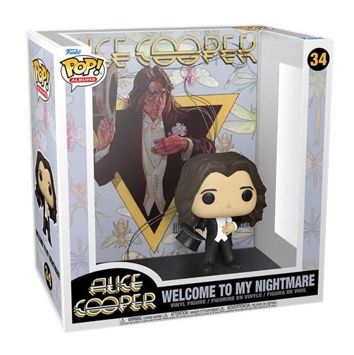 Funko Pop ! Albums Alice Cooper - Welcome To My Nightmare (34) Wtmn Figure 15Cm