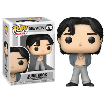 Funko Pop ! Rocks BTS Seven - (470) Jung Kook Figure K-Pop 9cm
