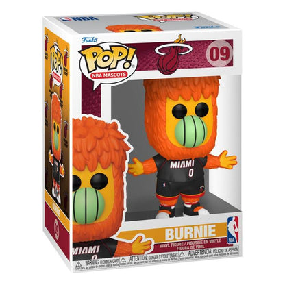 Funko Pop ! Nba Mascots Miami Heat - (09) Burnie Figure Vinyl 9Cm Basket Icon