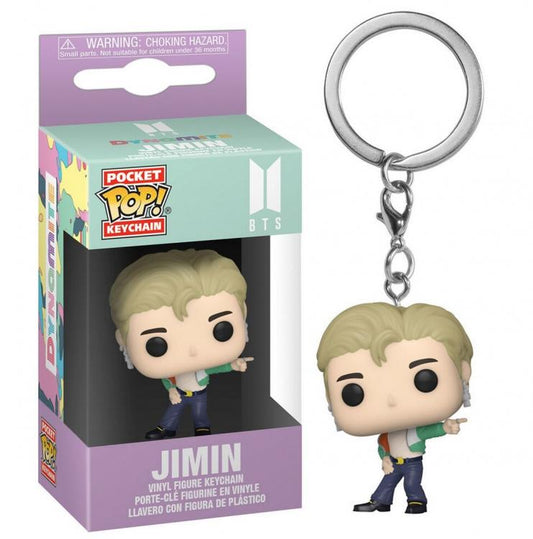 Funko Pop Portachiavi Bts Dynamite Jimin Vinyl Keychain Action Figure Statuetta
