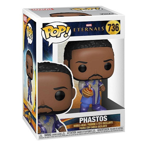 Funko Pop Marvel The Eternals 736 Phastos Marvel Statua Figure Disponibile Nuova