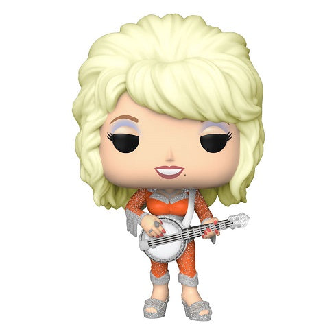Funko Pop ! Rocks - Dolly Parton (268) Figure Vinyl Rock Music 9Cm In Stock