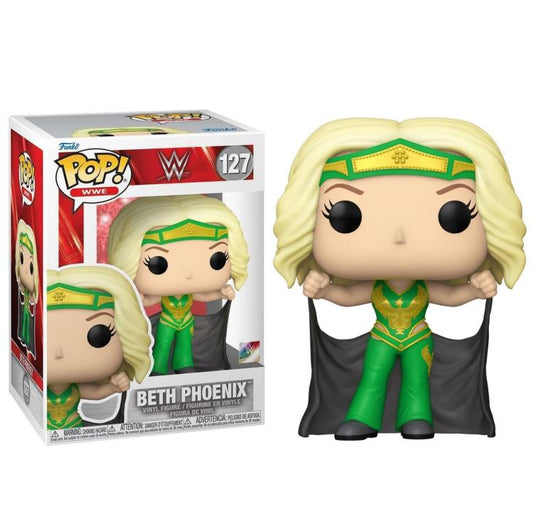 Funko Pop ! Wwe - (127) Beth Phoenix Figure Female Wrestling Vinyl Roster 9Cm
