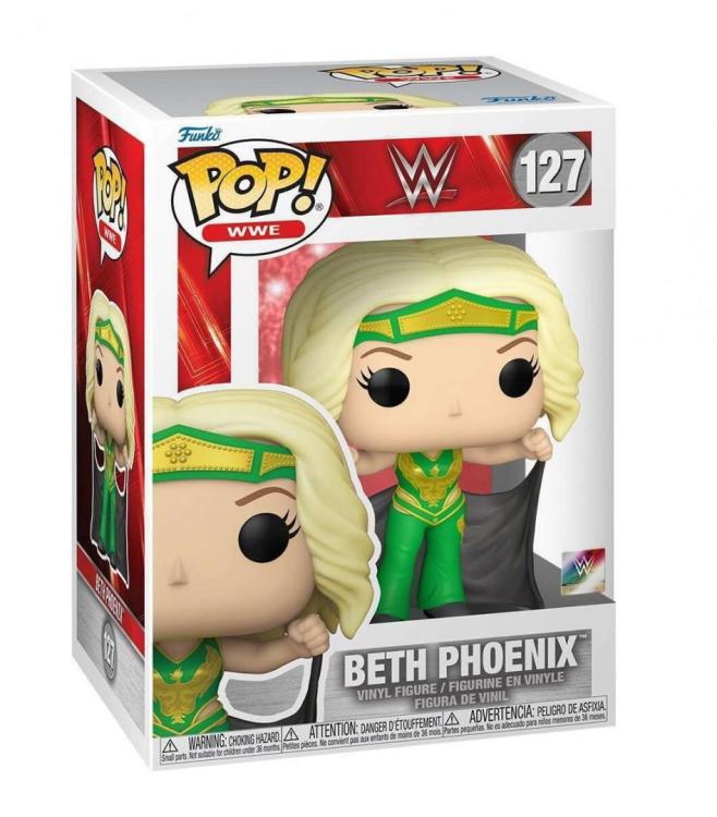 Funko Pop ! Wwe - (127) Beth Phoenix Figure Female Wrestling Vinyl Roster 9Cm