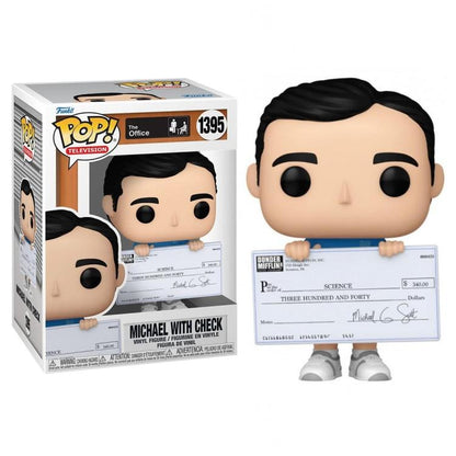 Funko Pop ! Tv The Office S8 - (1395) Michael W/ Check Figure Vinyl 9Cm In Stock