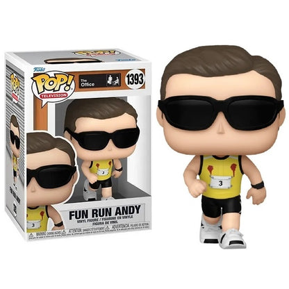 Funko Pop ! Tv The Office S8 - (1393) Fun Run Andy Figure Vinyl 9Cm In Stock