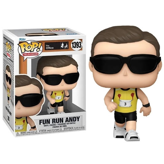 Funko Pop ! Tv The Office S8 - (1393) Fun Run Andy Figure Vinyl 9Cm In Stock