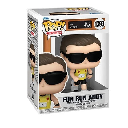 Funko Pop ! Tv The Office S8 - (1393) Fun Run Andy Figure Vinyl 9Cm In Stock