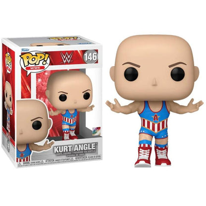Funko Pop ! Wwe - (146) Kurt Angle Lottatore Wrestling Vinyl Figure 9Cm