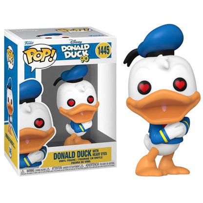 Funko Pop ! Disney Donald Duck 9Oth - (1445) Heart Eyes Donald Duck Figure 9Cm