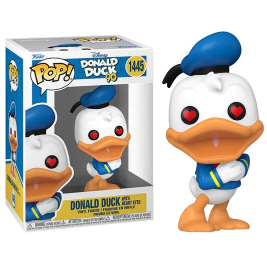 Funko Pop ! Disney Donald Duck 9Oth - (1445) Heart Eyes Donald Duck Figure 9Cm
