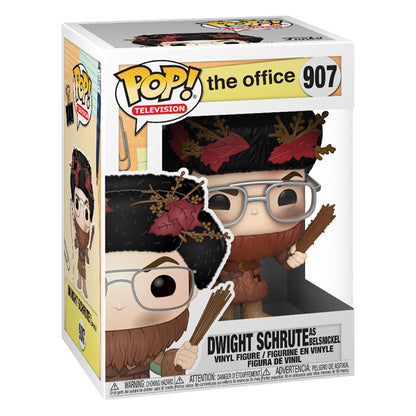 Funko Pop ! Tv The Office - (807) Dwight Schrute As Belsnickel Figure Vinyl 9Cm