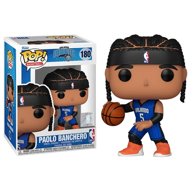 Funko Pop ! Basket Nba Orlando Magic - (180) Paolo Banchero Figure 9Cm Italian