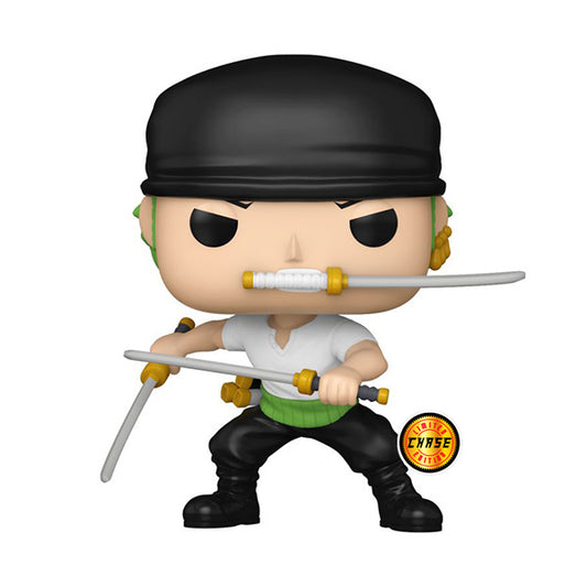 Funko Pop ! Animation One Piece S9 -(1775) Roronoa Zoro Chase Refresh Figure 9Cm