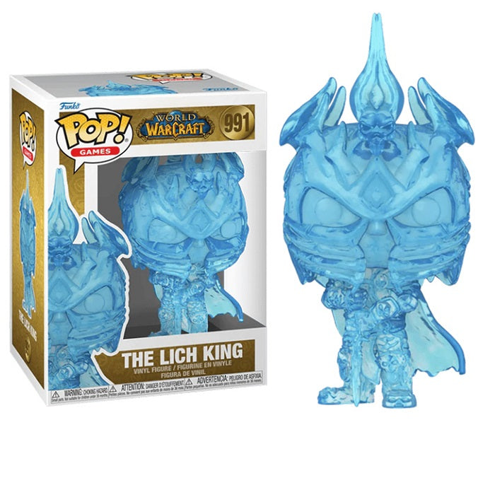 Funko Pop ! Games - World Warcraft - (991) Lich King Figure "Re Dei Lich" 9Cm