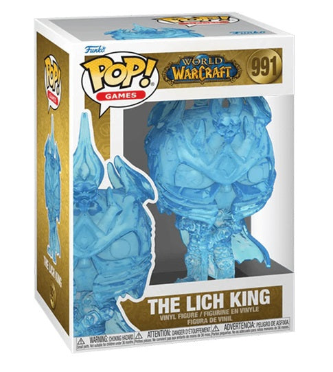 Funko Pop ! Games - World Warcraft - (991) Lich King Figure "Re Dei Lich" 9Cm